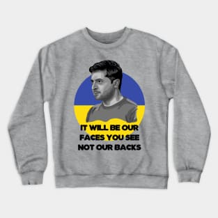 Volodymyr Zelensky Portrait Crewneck Sweatshirt